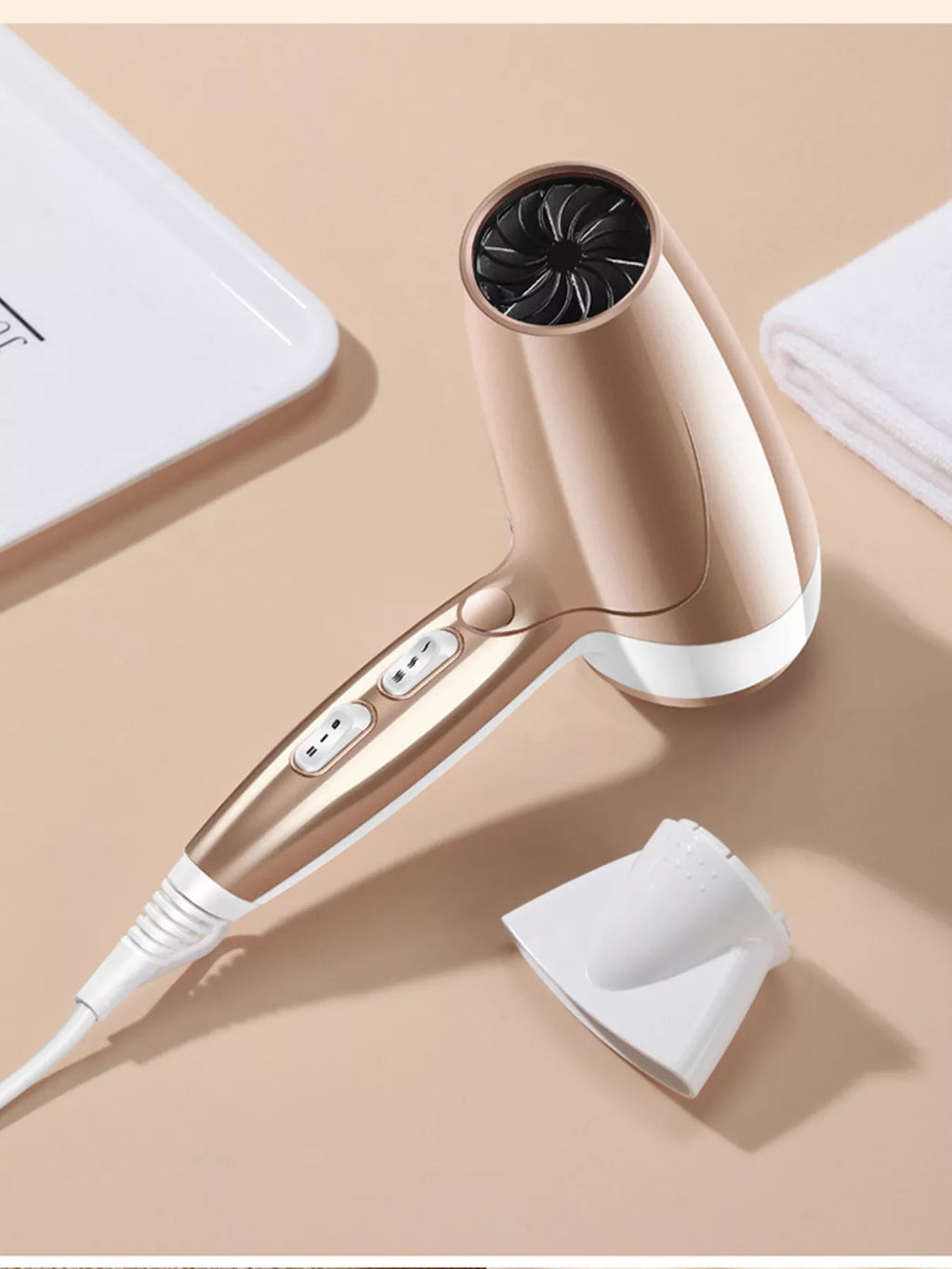 negative ions household hair dryer - extra view