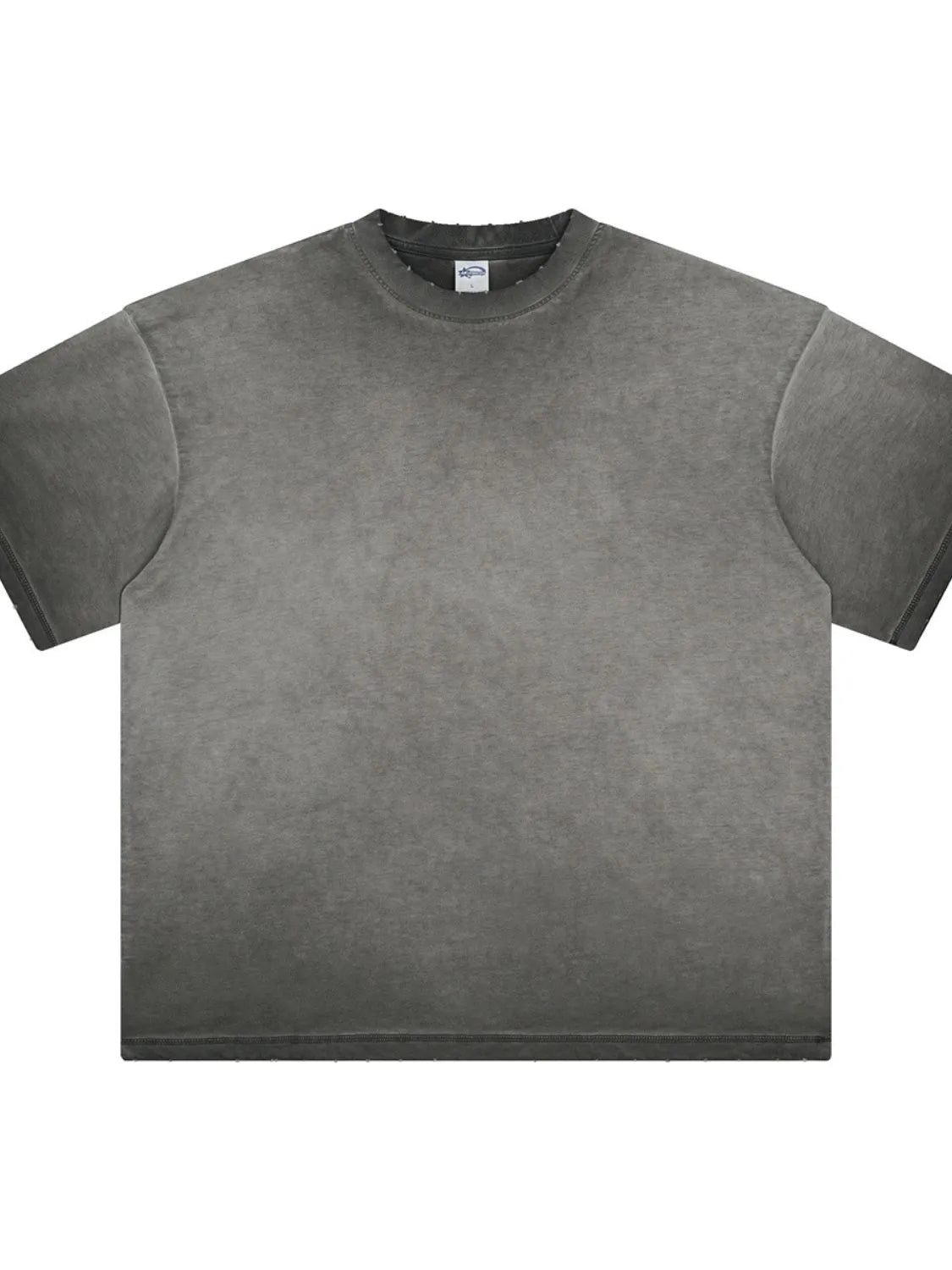 Men's Round Neck Half Sleeve T-Shirt Dark Gray