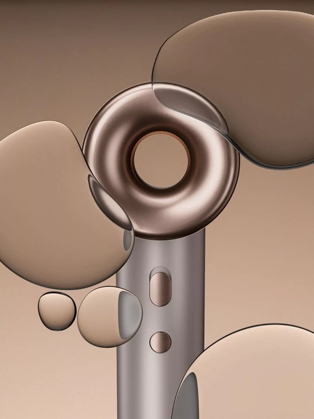 multi-speed household hair dryer - alternate angle