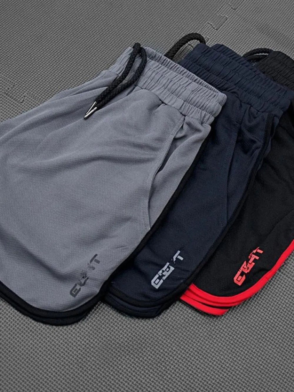 men's drawstring shorts with pockets styled as a men’s shorts