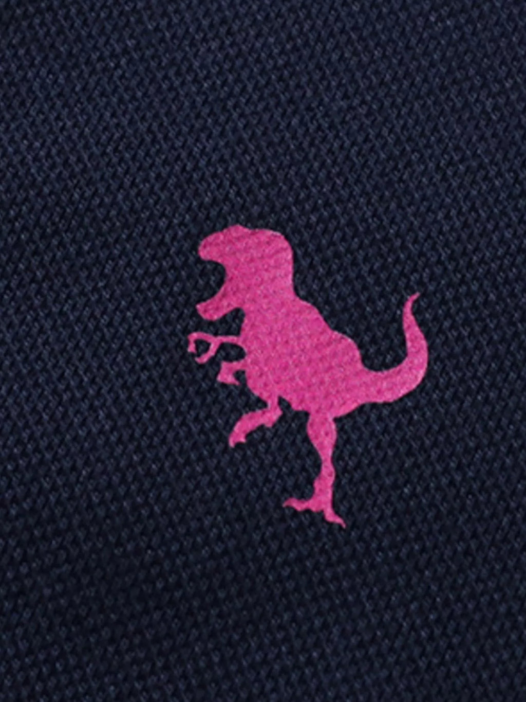 women's children's short sleeve polo dress - close-up detail