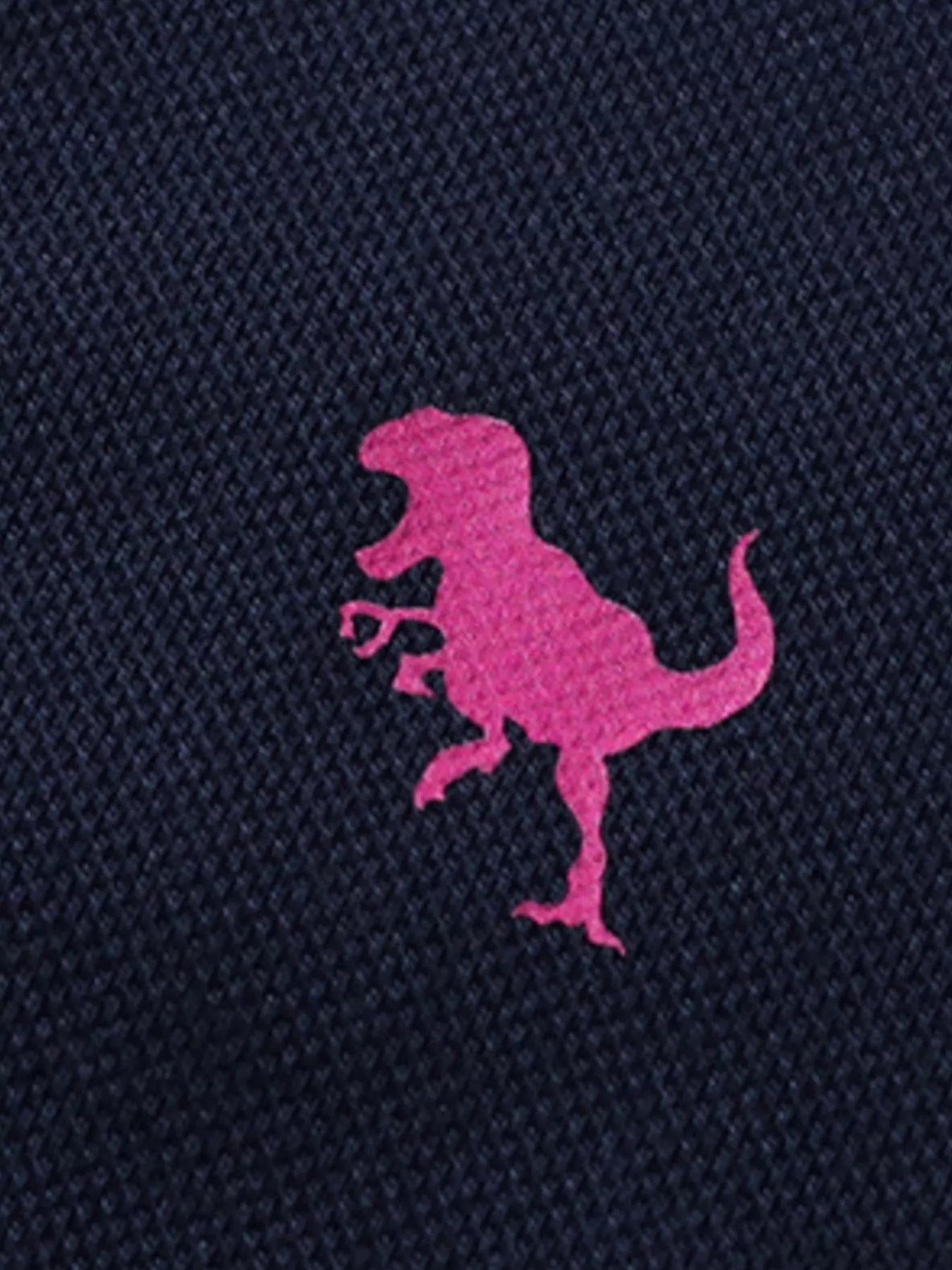 women's children's short sleeve polo dress - close-up detail