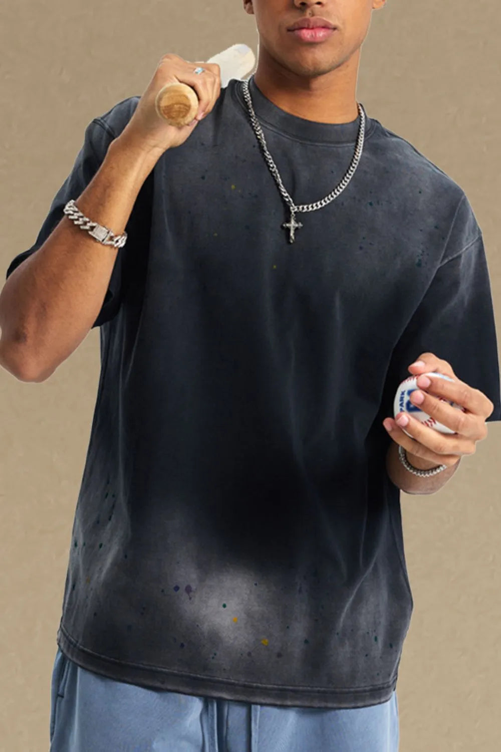 Men's Round Neck Half Sleeve T-Shirt