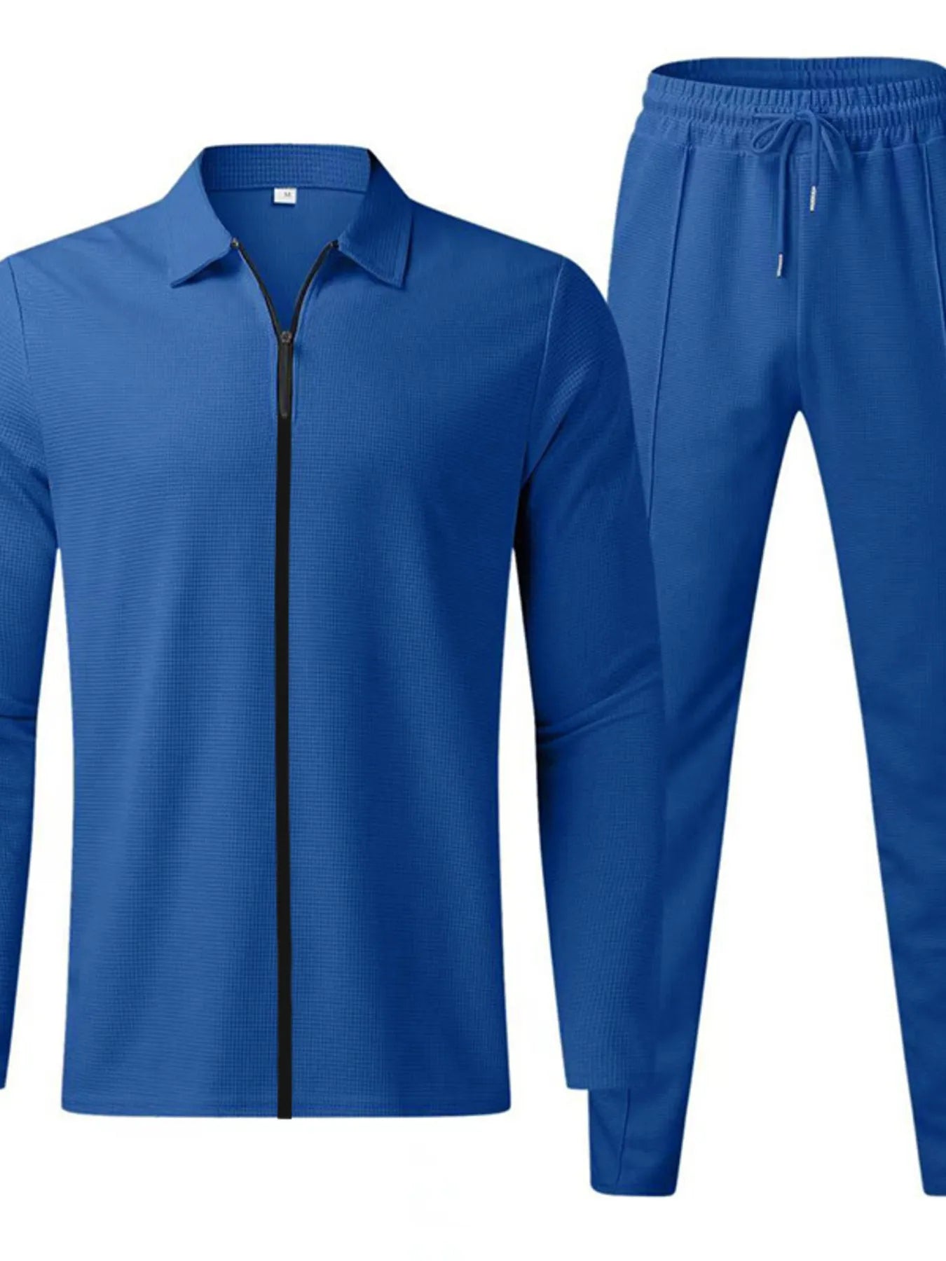 men's men's full size zip up top and pants set plus size - product detail