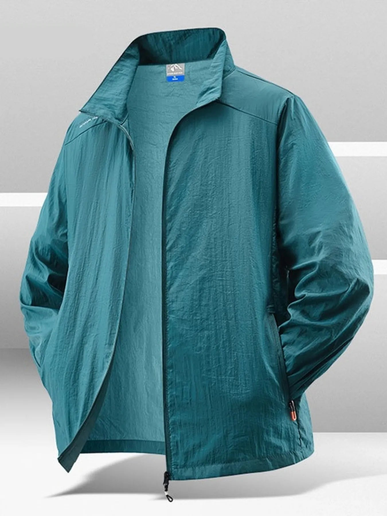 men’s relaxed fit long wool coat with fleece interior