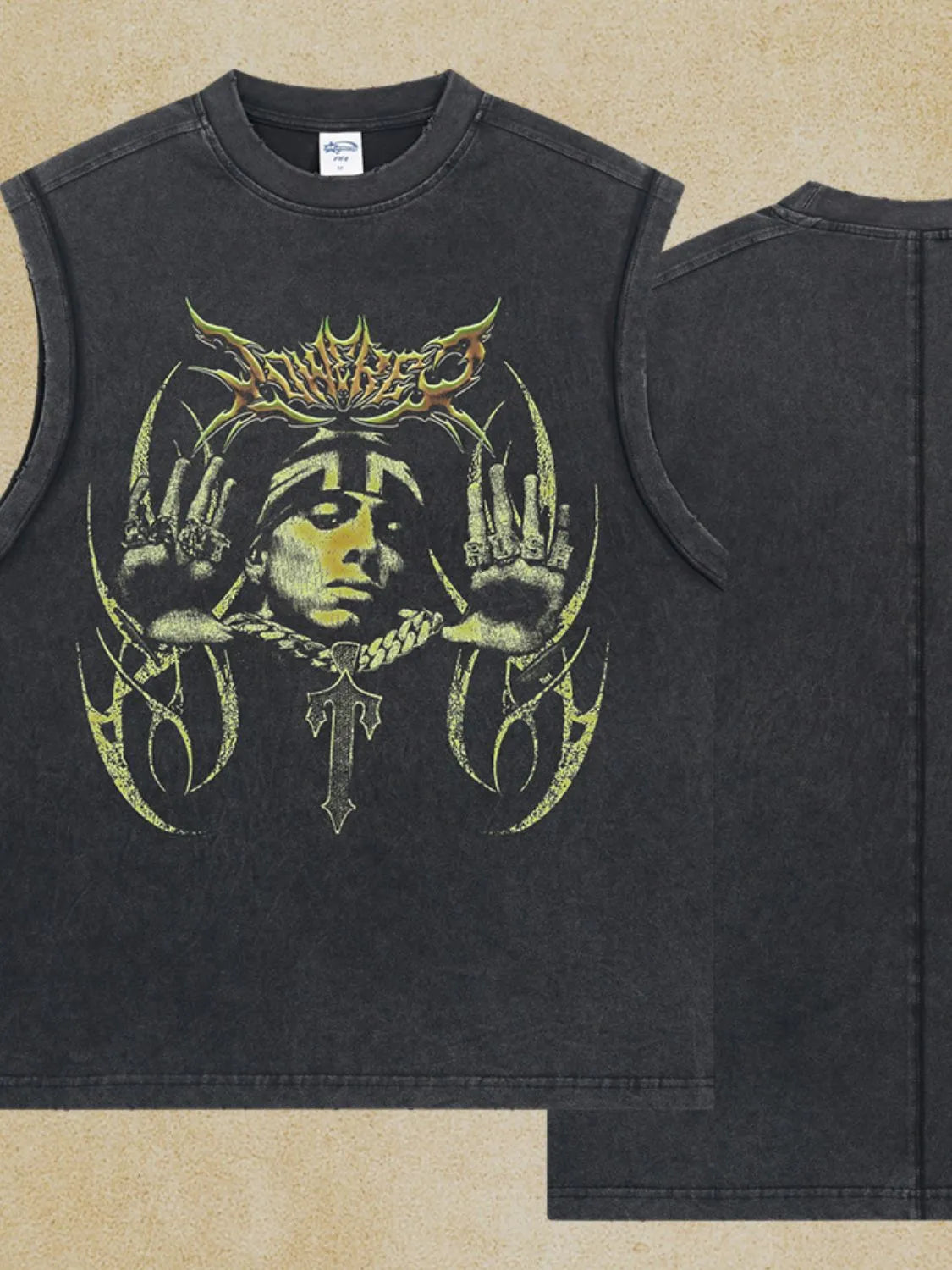 Men's Graphic Round Neck Tank