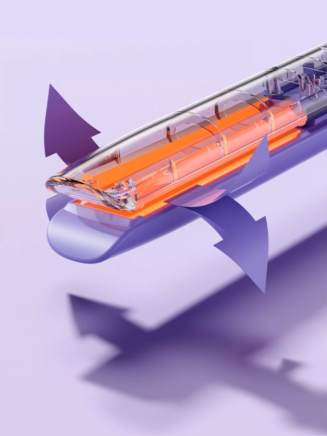 portable hair straightener - lifestyle shot