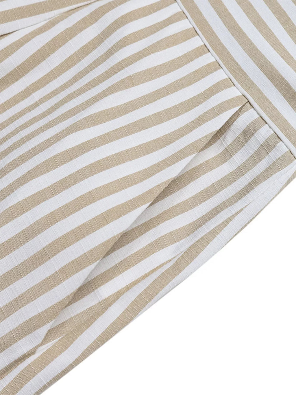 women's striped halter neck romper - product detail