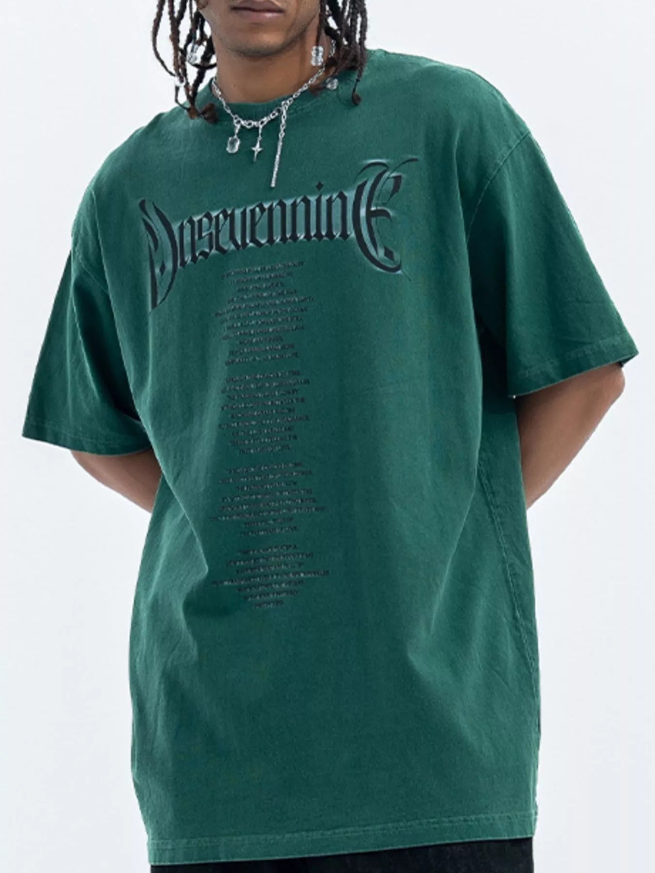 men's men's short sleeve oversized t-shirt - alternate angle
