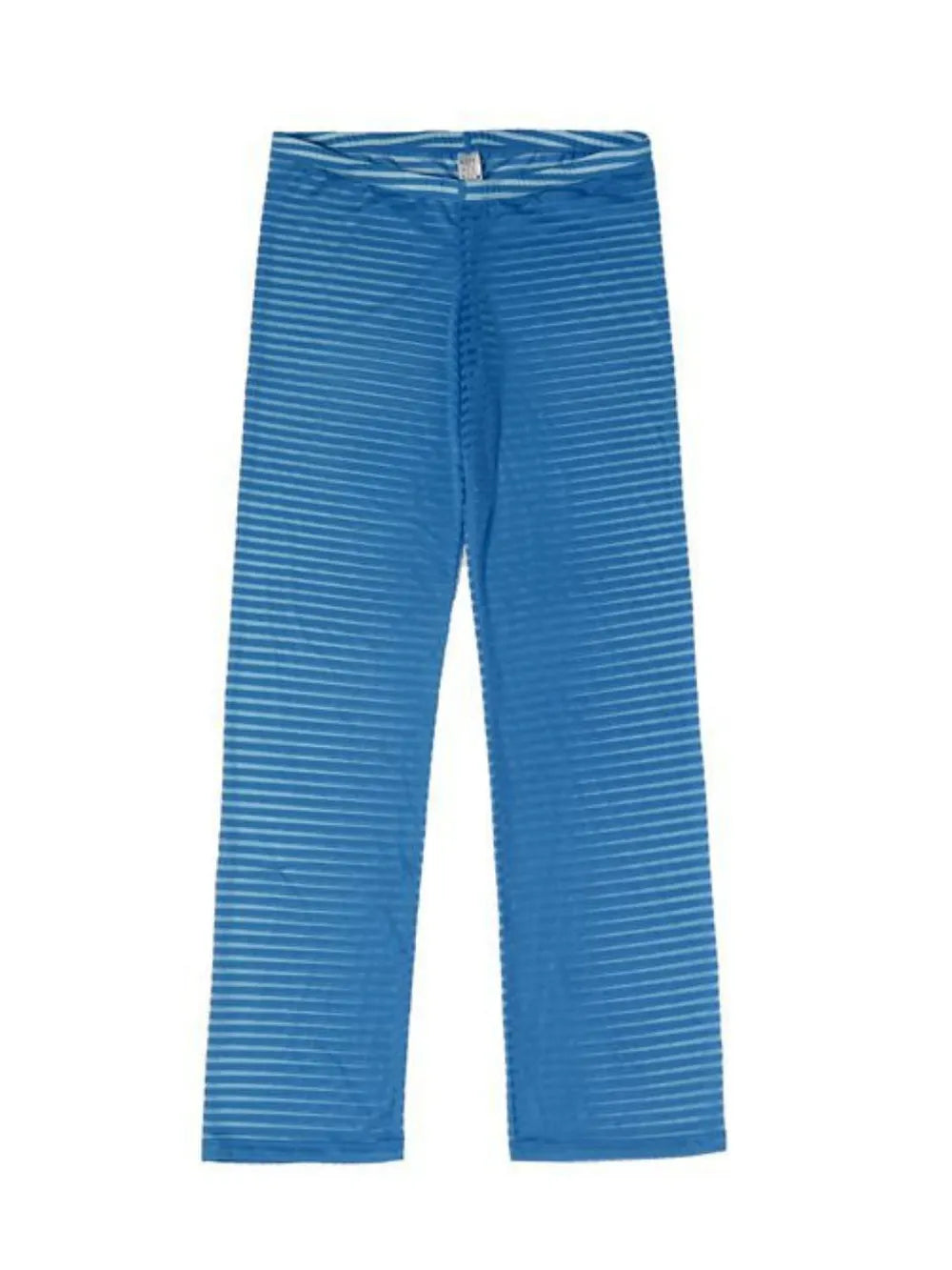 Men's Striped Sheer Pants Blue