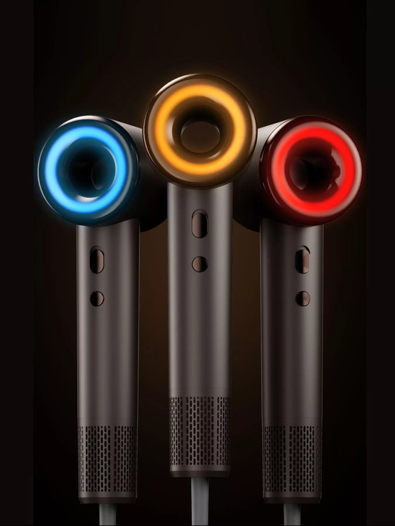 temperature control household hair dryer - styling option