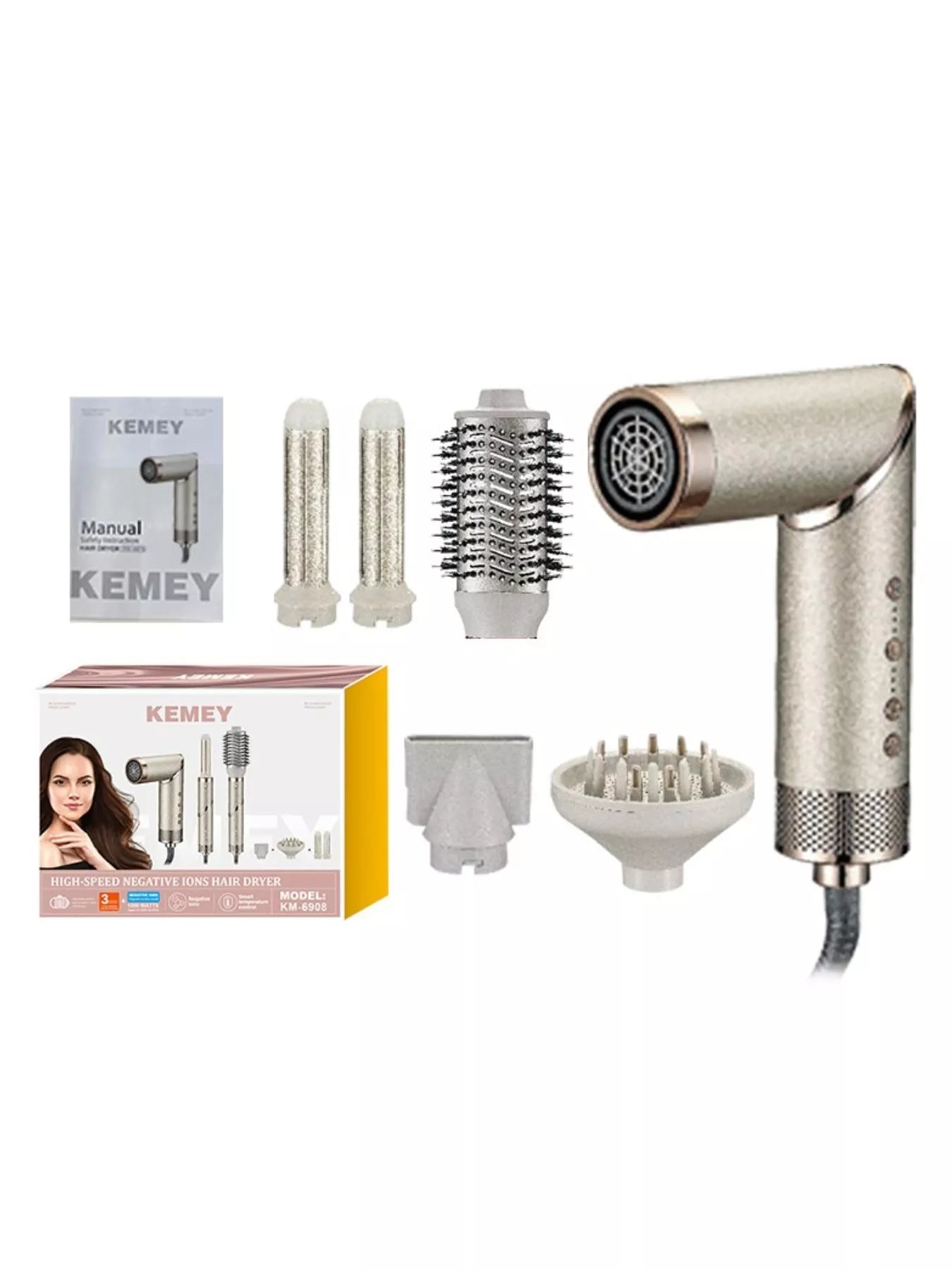 high-speed hair dryer - extra view