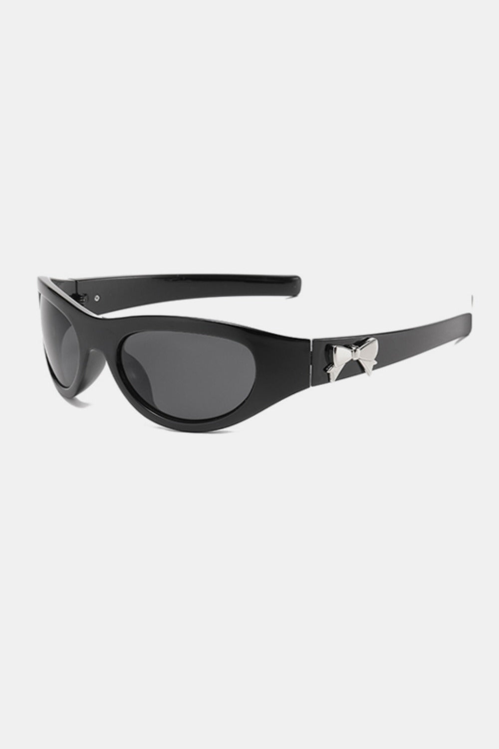Polycarbonate Frame Cat-Eye Sunglasses Black One Size