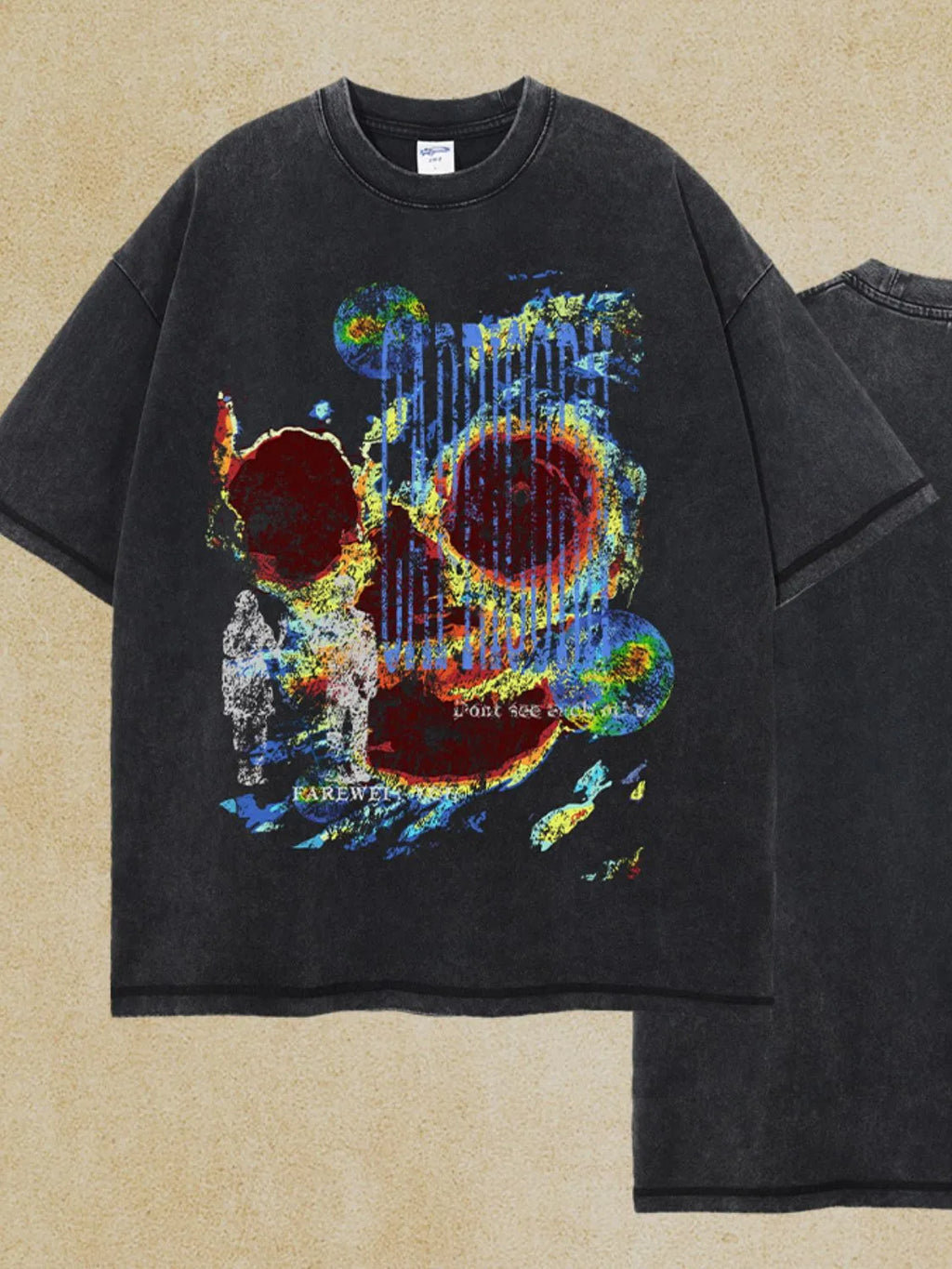 Men's Graphic Round Neck Half Sleeve T-Shirt