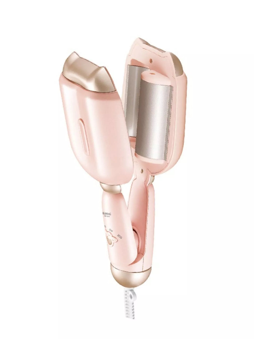 negative ions hair curling iron - back view