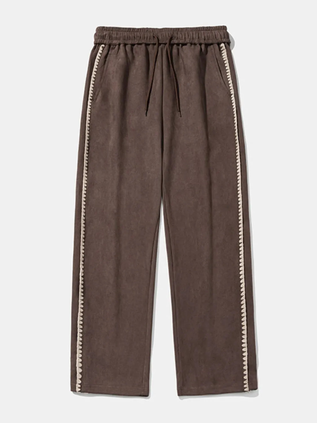 Men's Plus Size Drawstring Wide Leg Pants