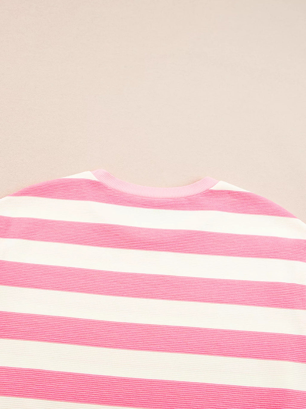 women's stripe cap sleeve pocketed shift dress - additional image