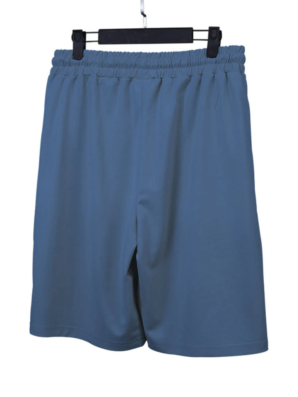 men's men's full size round neck short sleeve t-shirt and shorts set plus size - styling option