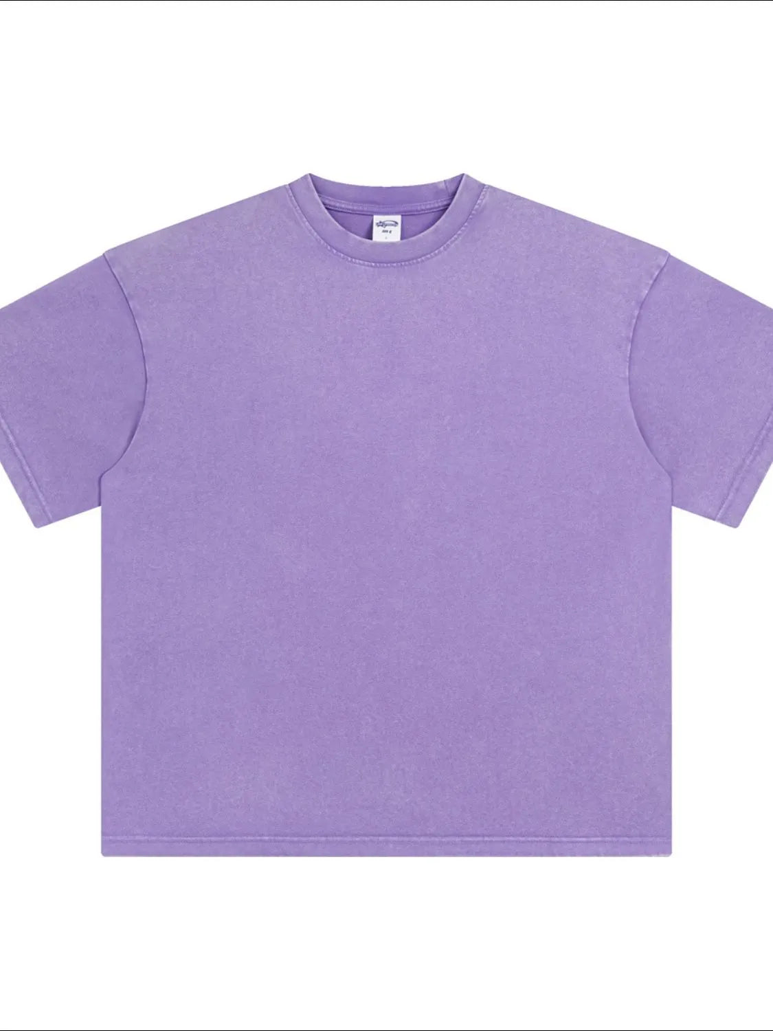 Men's Round Neck Half Sleeve T-Shirt Lavender