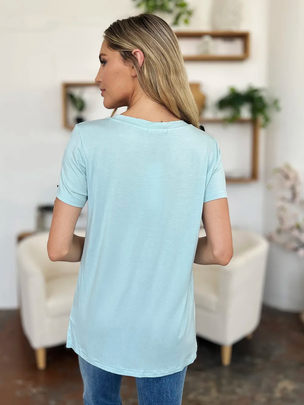 Basic Bae Bamboo Full Size Round Neck Short Sleeve T-Shirt