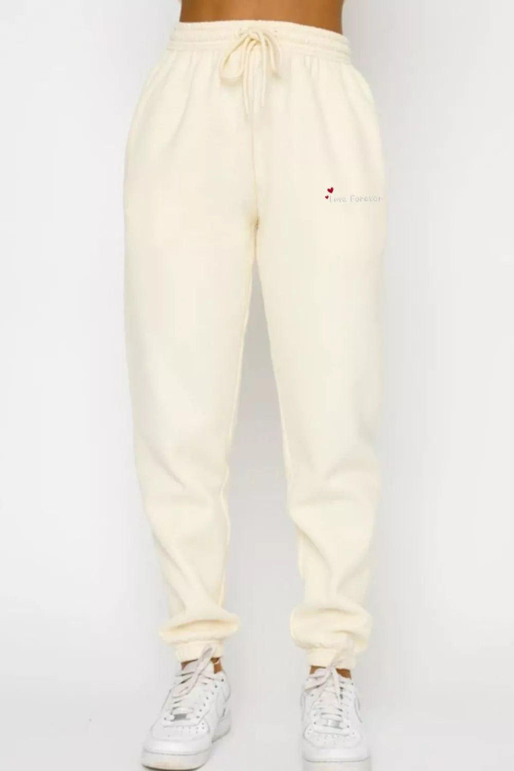 women's round neck sweatshirt and joggers set - product detail