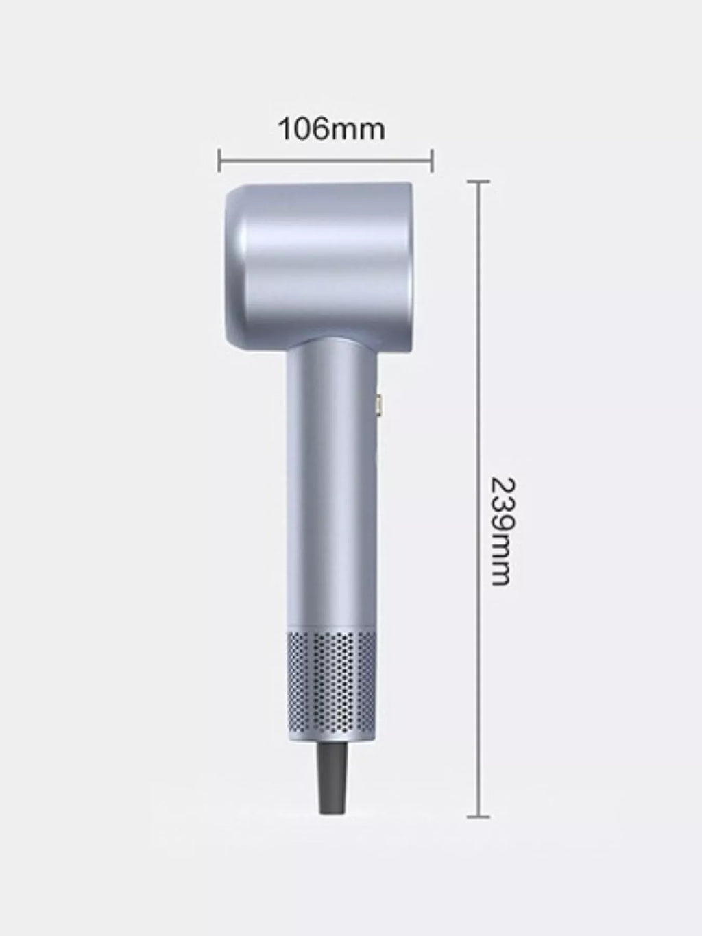 high-speed hair dryer - back view