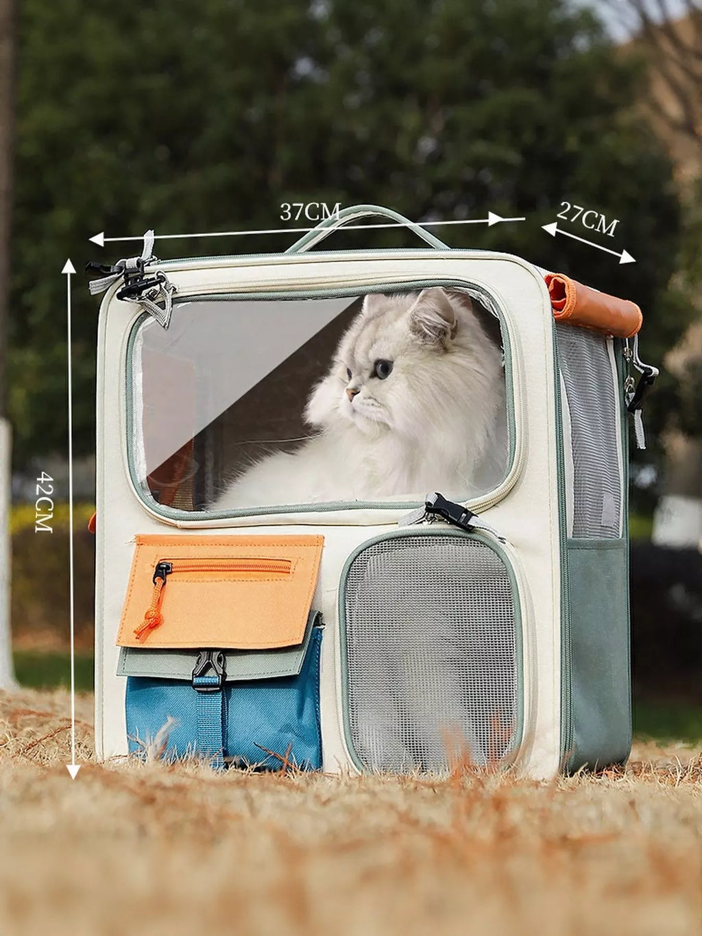 rolling pet carrier with telescopic handle - styling option