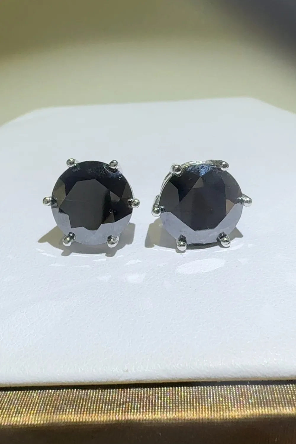 4 Carat Moissanite 925 Sterling Silver Stud Earrings