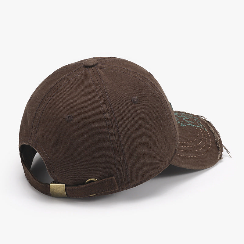 Letter Embroidered Cotton Baseball Cap