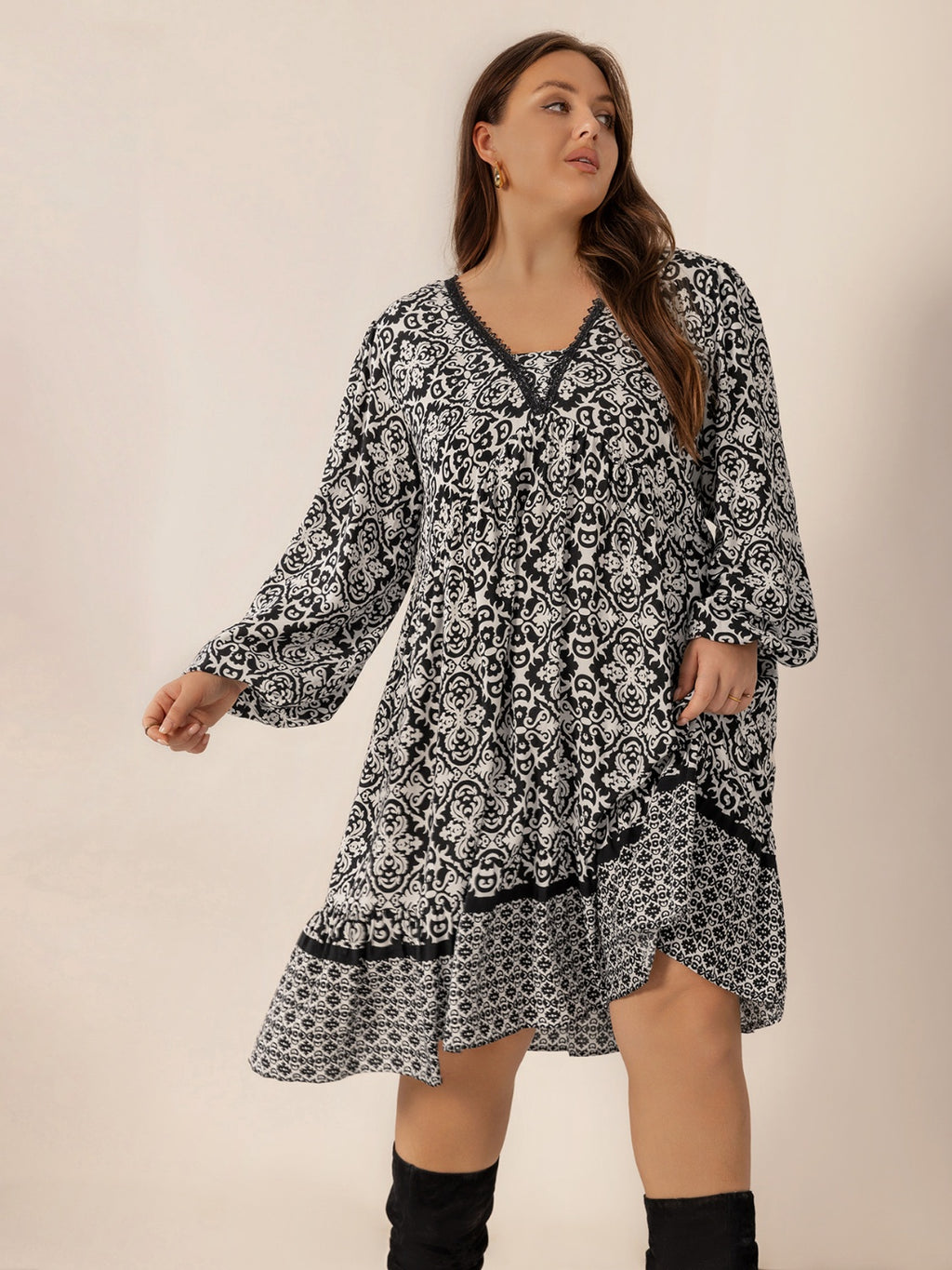 plus size balloon dress | Best price | Donjane