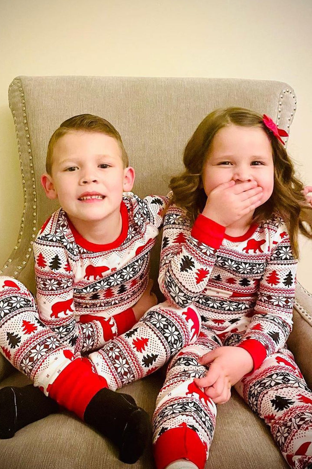 christmas long sleeve jumpsuit — stylish clothing for kids