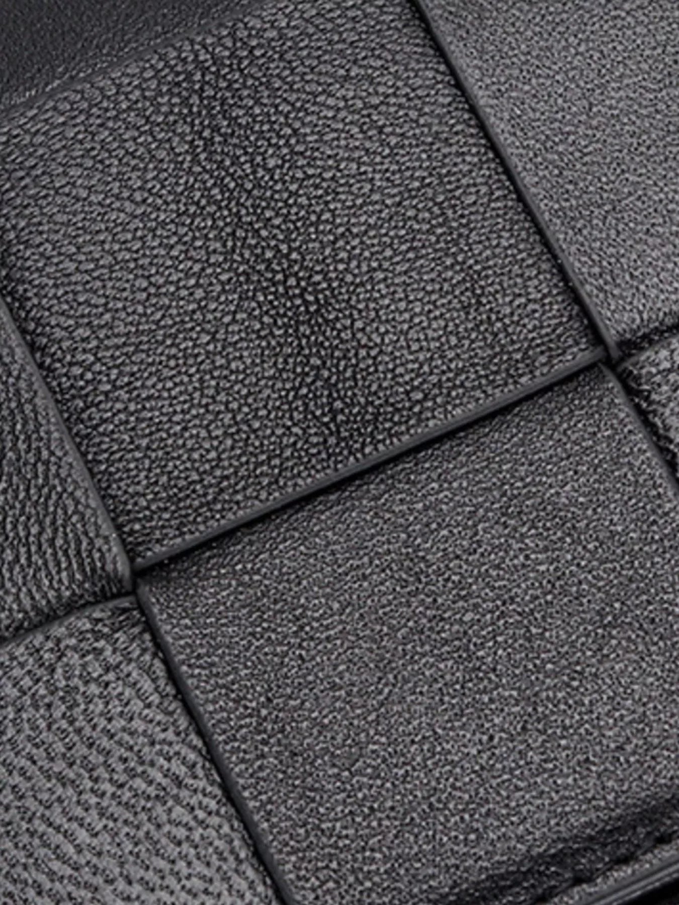 women's woven leather card case - styling option