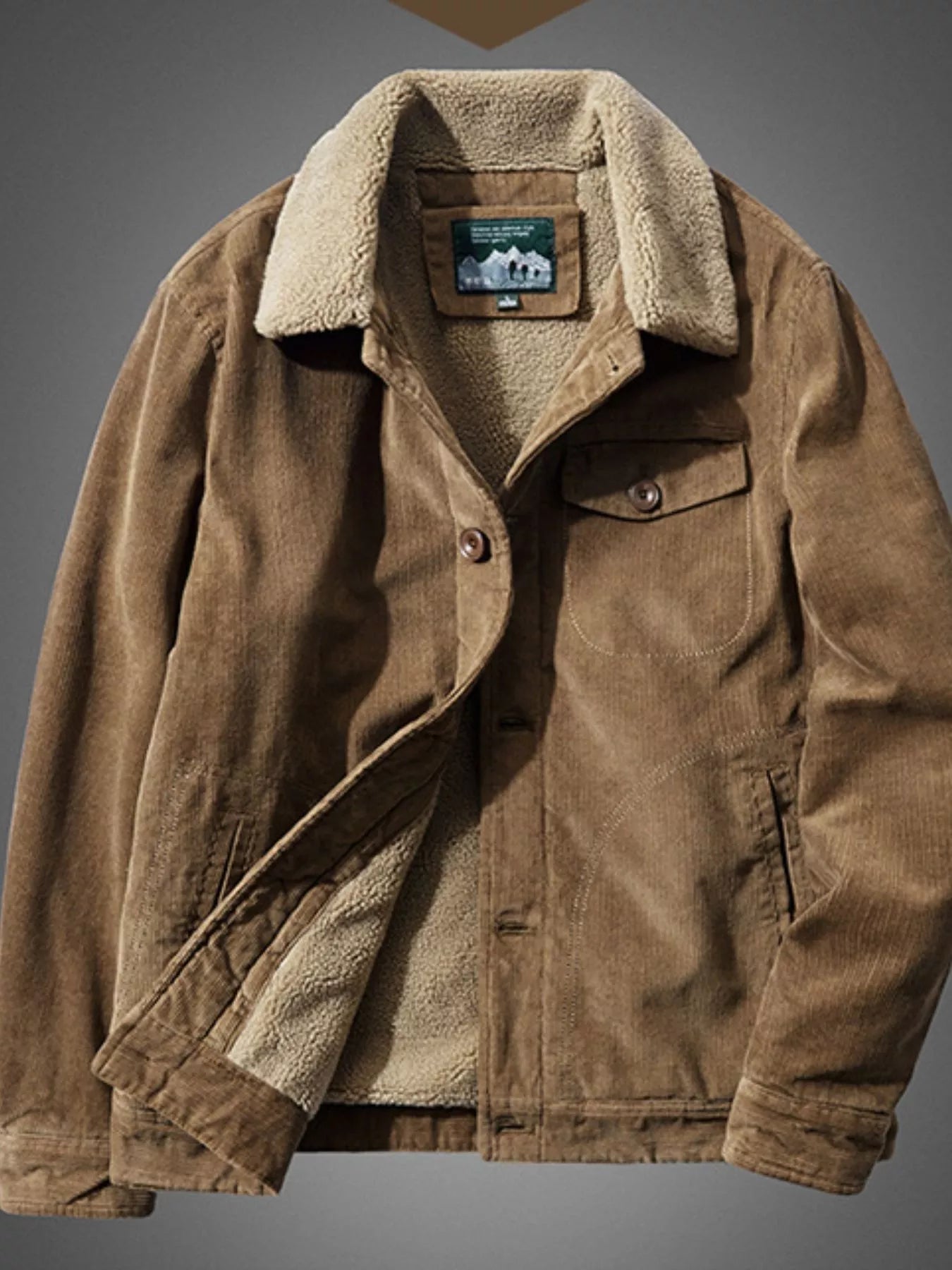 men’s longline puffer jacket with storm cuffs