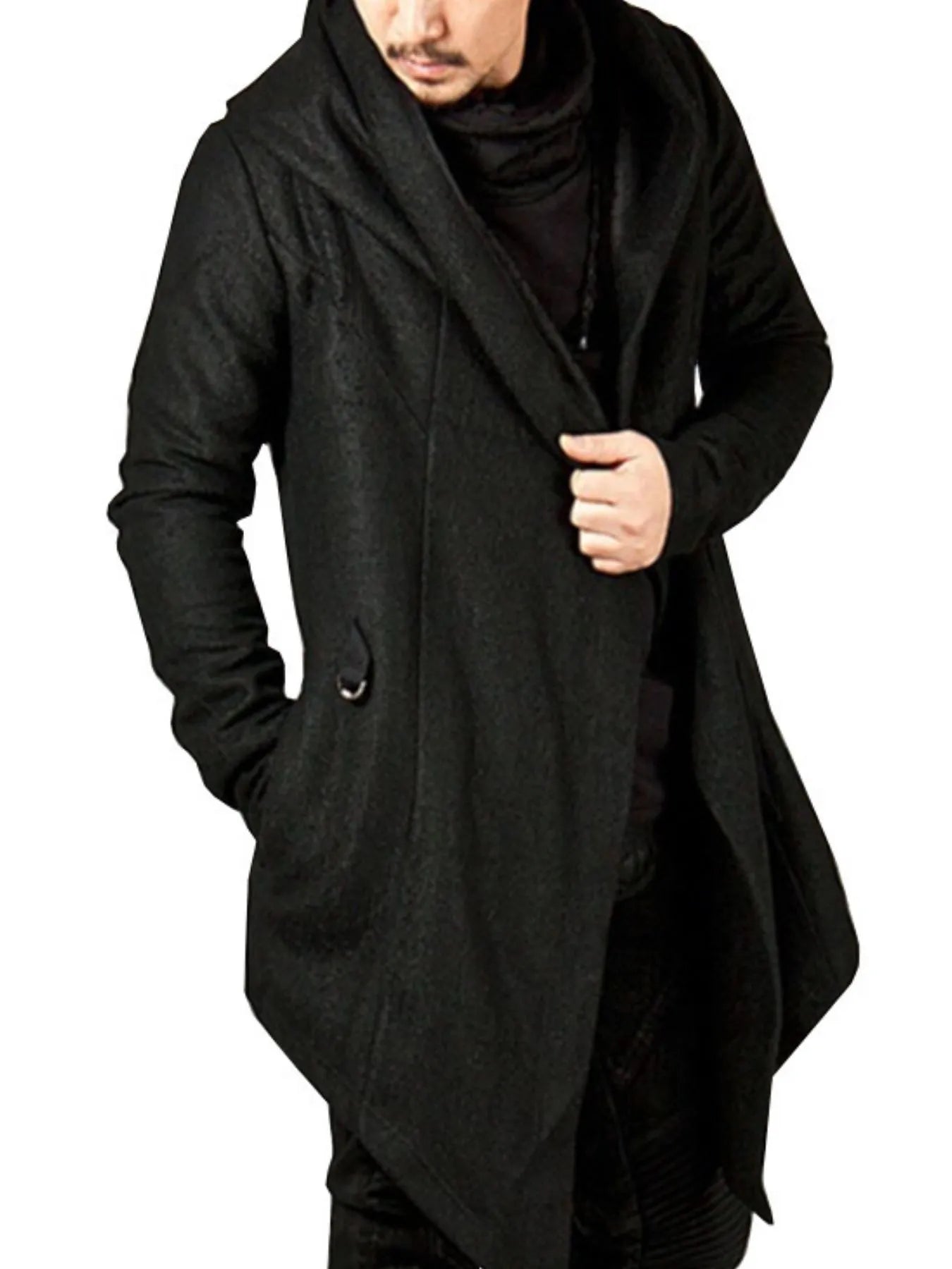 men’s modern puffer jacket with hooded design