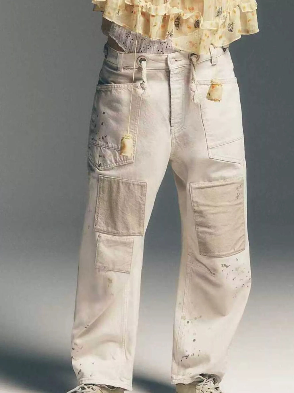 women's washed relaxed fit jeans - extra view