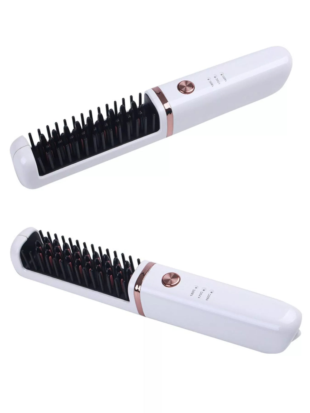 portable heated straightening comb - alternate angle
