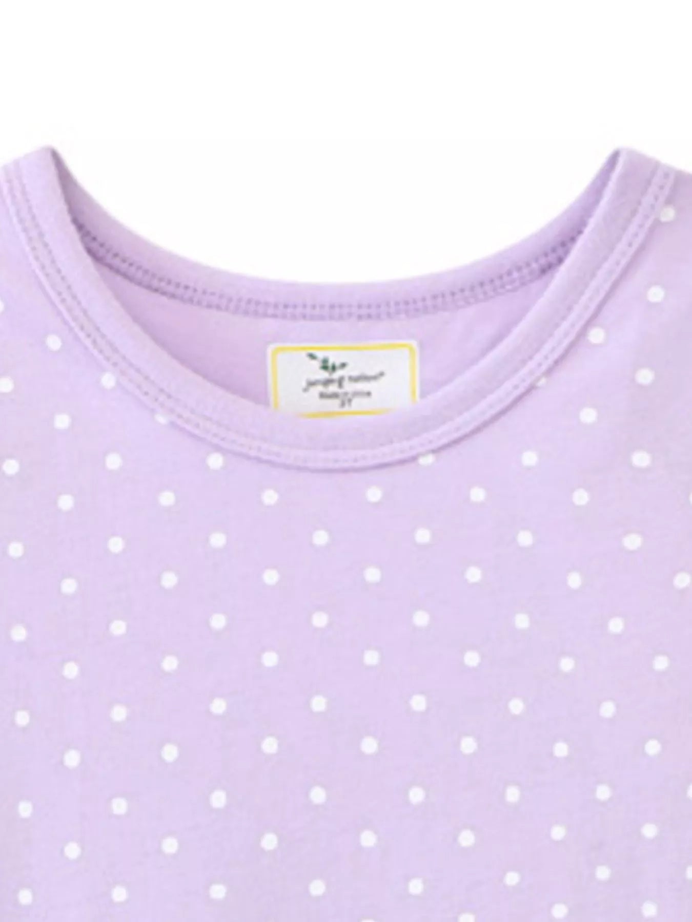 women's children's unicorn embroidered polka dot dress - additional angle