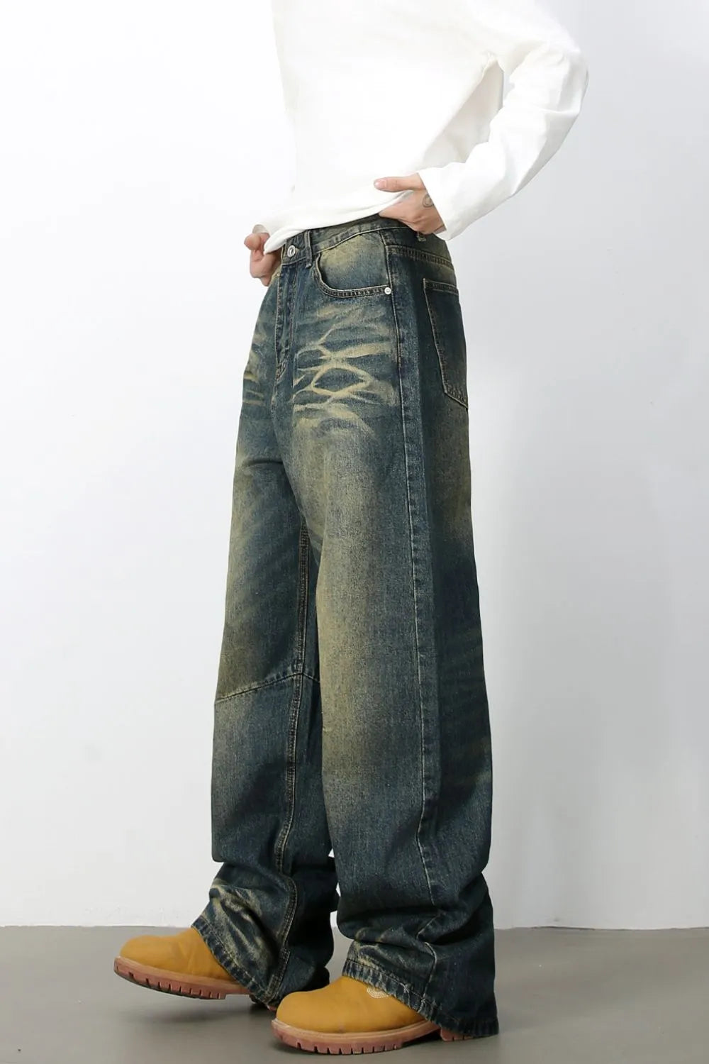 Men's Wide Leg Jeans