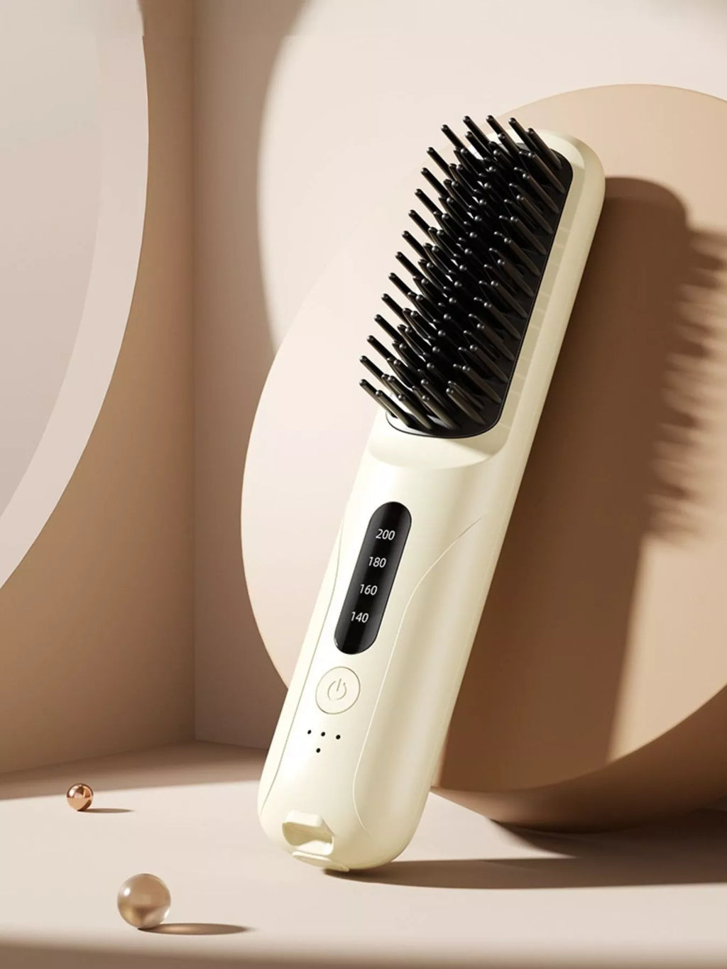 adjustable temperature heated straightening comb - alternate angle