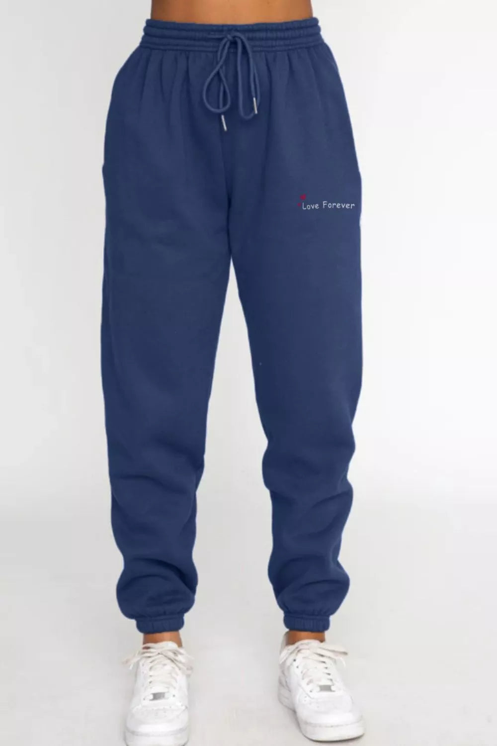 women's round neck sweatshirt and joggers set - additional image