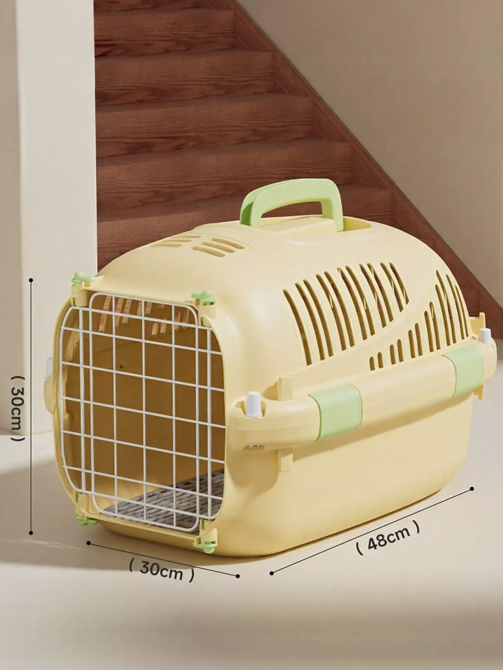 portable ventilated pet carrier travel cage - main product image