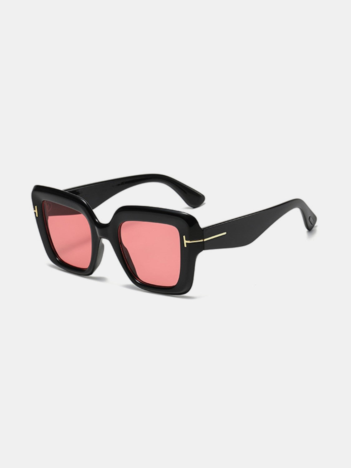 Polycarbonate Frame Square Sunglasses Strawberry One Size