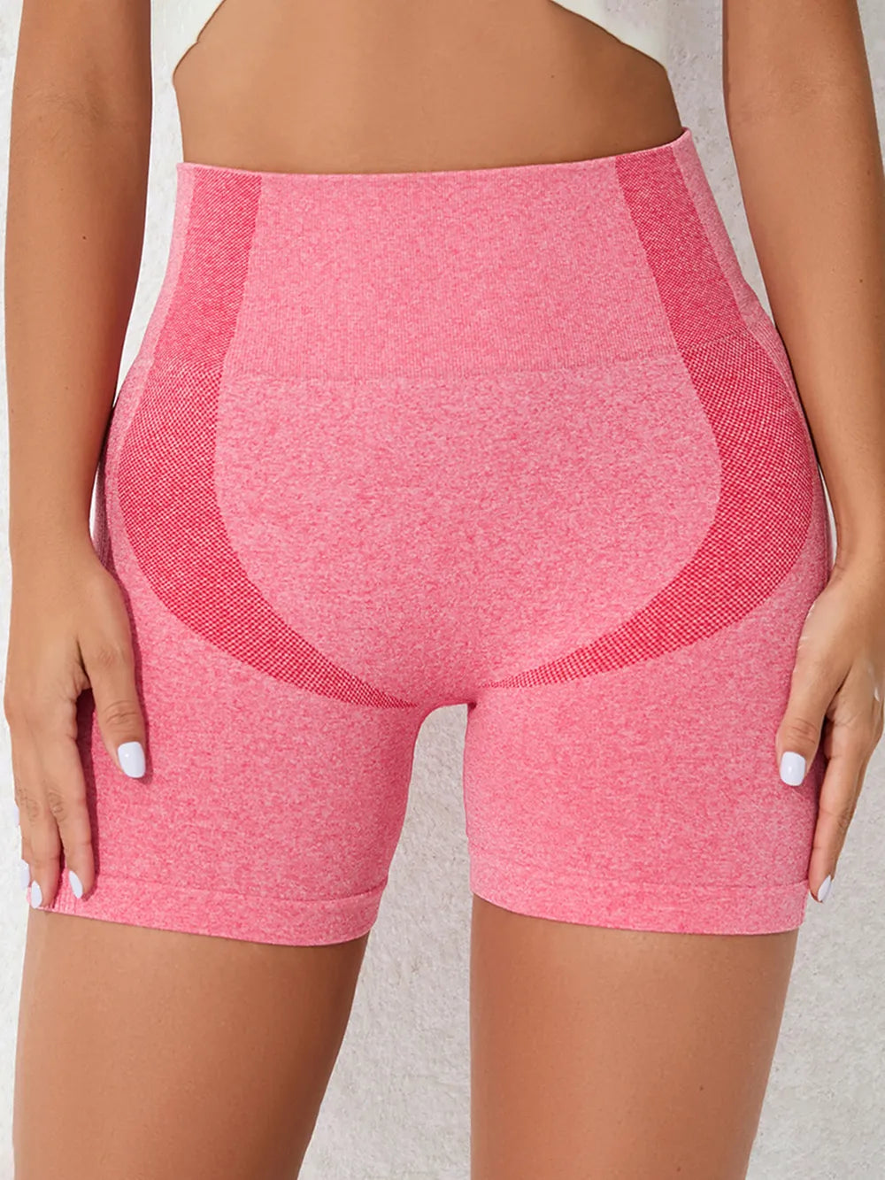 women's high waist active shorts - extra view