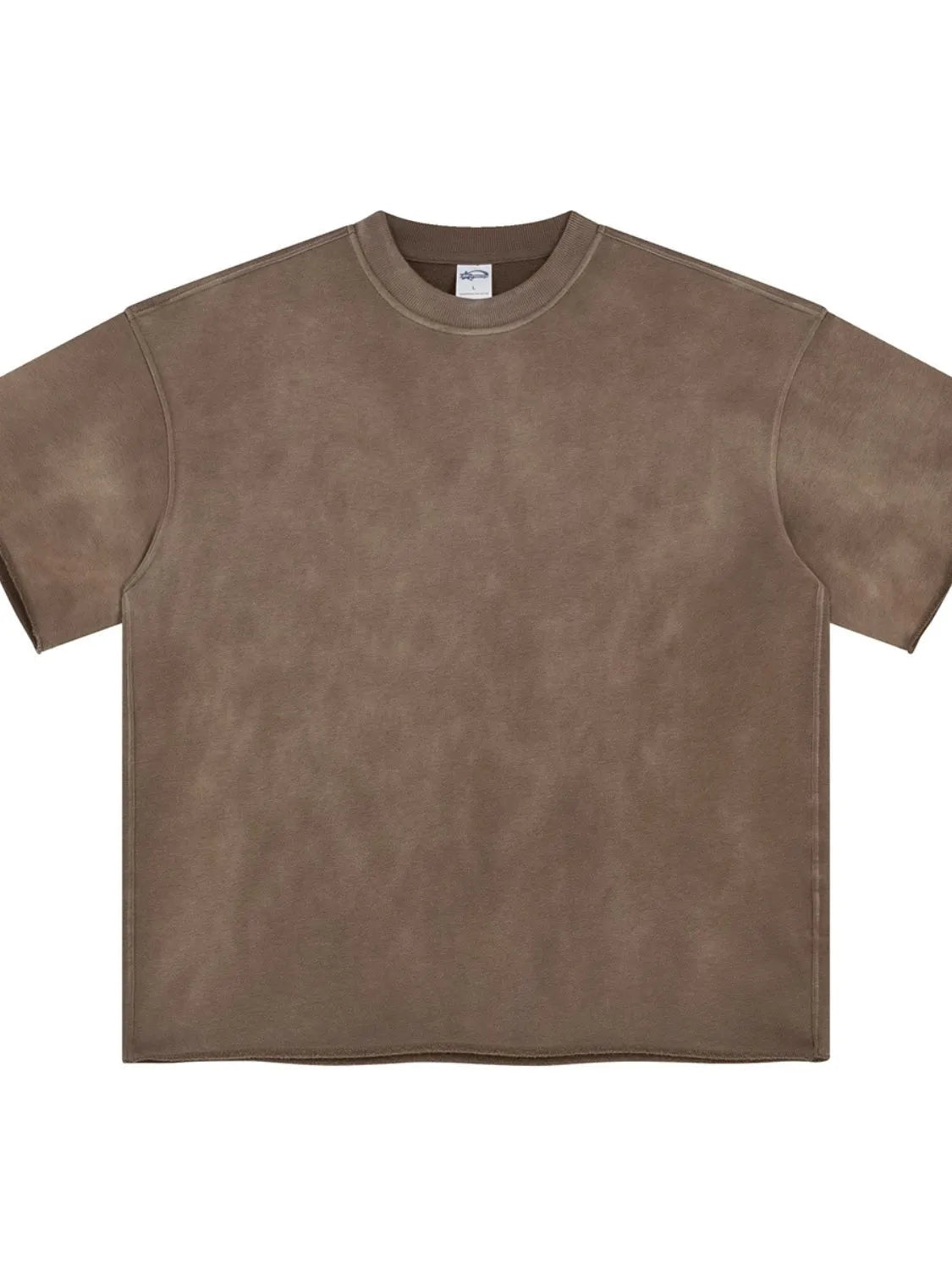Men's Round Neck Half Sleeve T-Shirt Taupe