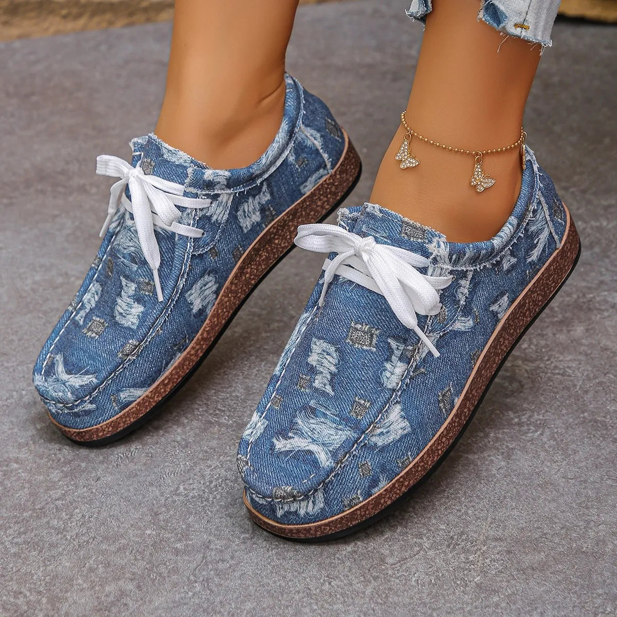 women's lace up platform sneakers - product detail