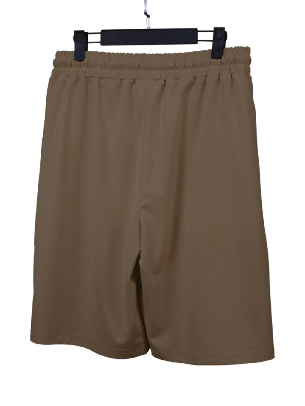 men's men's full size round neck short sleeve t-shirt and shorts set plus size - extra view