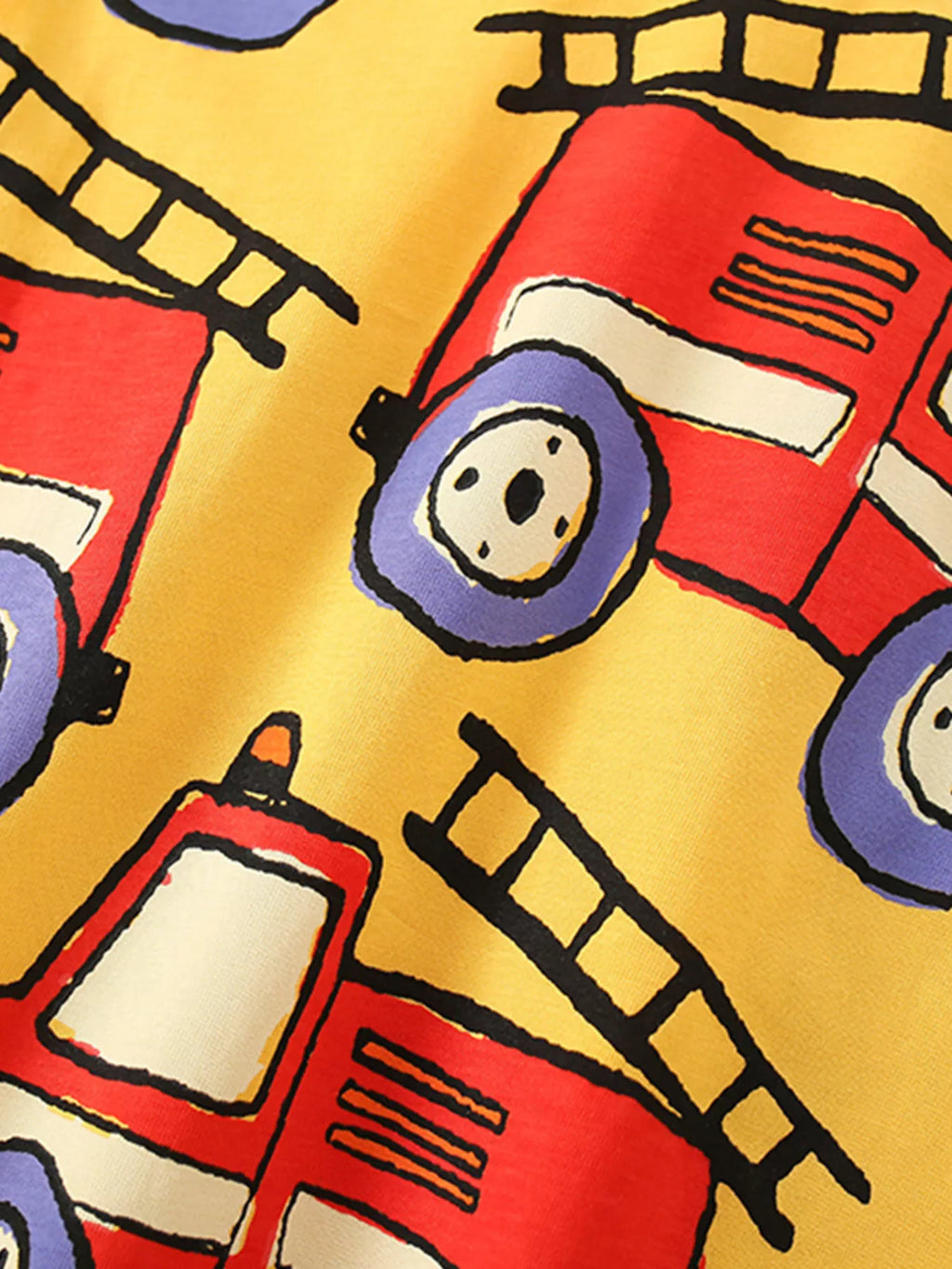 women's children's truck print short sleeve t-shirt - lifestyle shot