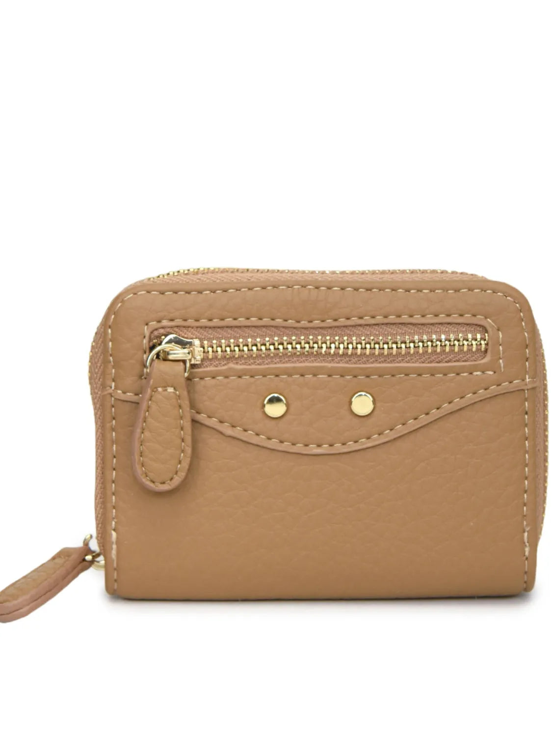 PU Leather Solid Color Card Case