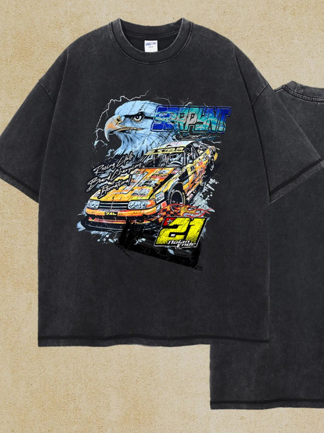 Men's Graphic Round Neck Half Sleeve T-Shirt