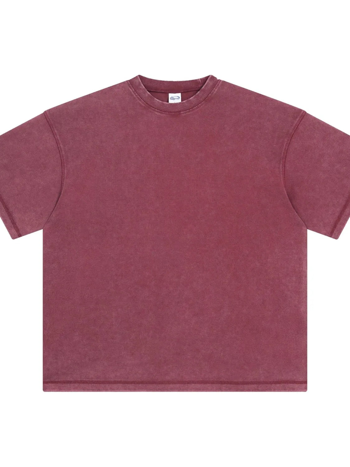 Men's Round Neck Half Sleeve T-Shirt Deep Purple